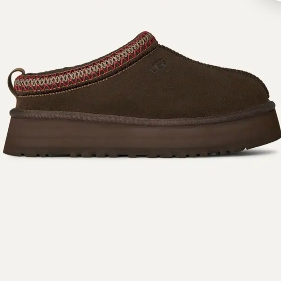 UGG Shoes - UGG Tazz II-Dusted Cocoa, Patterned Trim - NWT and Box